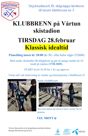 Klubbrenn nr. 3 i klassisk idealtid